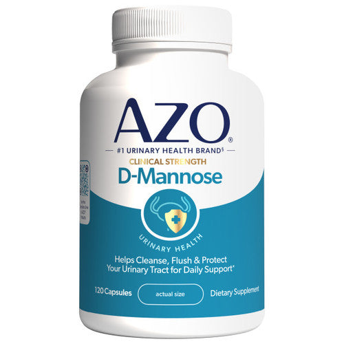 Azo D-Mannose Capsules for Urinary Health, 120ct
