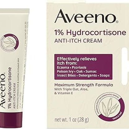 Aveeno Anti-itch Cream, 1 oz