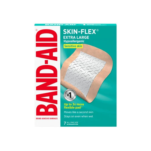 Band-Aid Skin-Flex Extra Large Adhesive Bandages, 7 Count