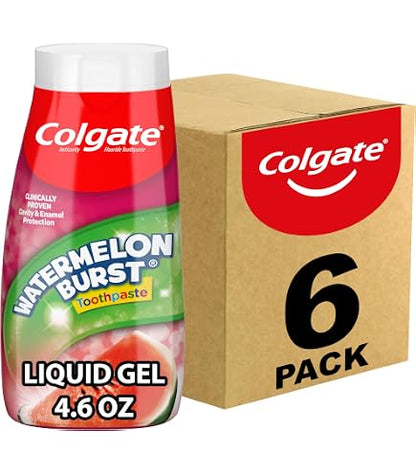 Colgate Watermelon Burst Fluoride Toothpaste 4.6 Oz