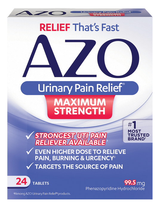 Azo Urinary Pain Relief Maximum Strength, 24 ct
