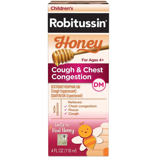 Robitussin Children's Cough & Chest Congestion DM, 4 oz