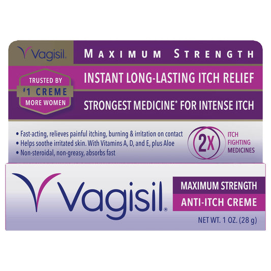 Vagisil Feminine Anti-Itch Cream Maximum Strength 1oz