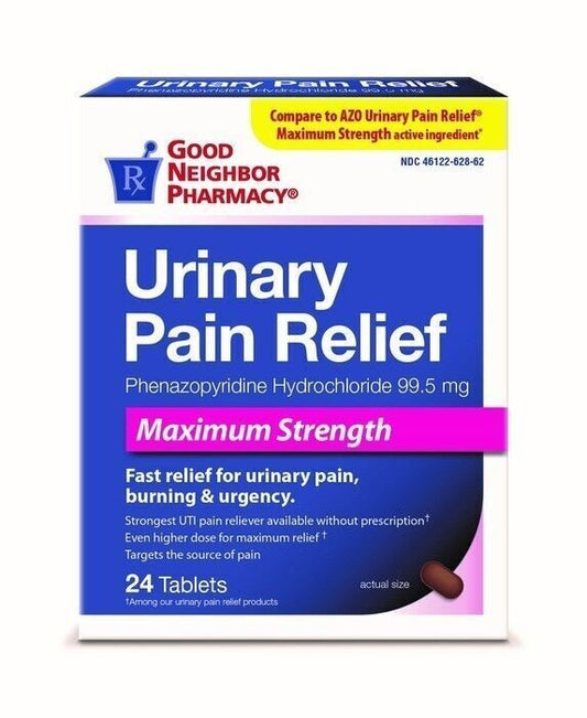GNP Urinary Pain Relief Maximum Tablets 24ct