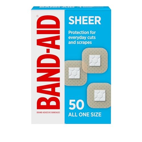 Band-Aid Sheer Sports Bandages, Small, 50ct