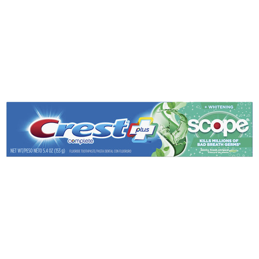 Crest Complete Whitening Toothpaste 5.4 Oz Minty Fresh