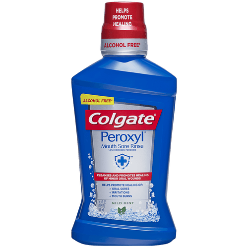 Colgate Peroxyl Mouthwash, Mild Mint, 16.9 Oz