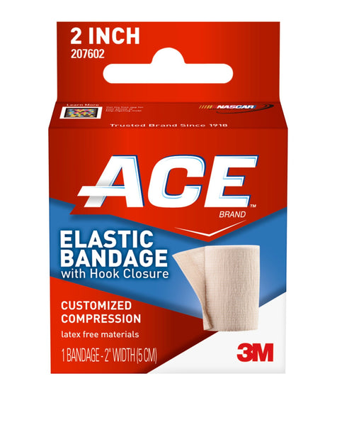 Ace Elastic Bandage 2 Inches with Hook Closure