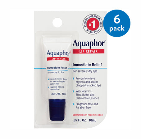 Aquaphor Lip Balm with Shea Butter, 0.35 Fl Oz