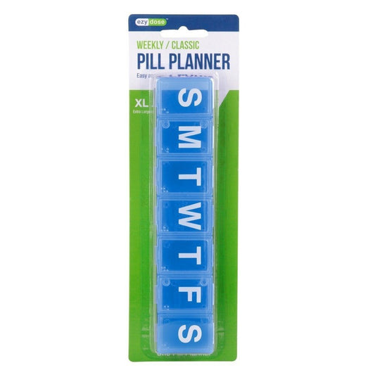 Ezy Dose Weekly 7-Day Pill Organizer, XL Compartments