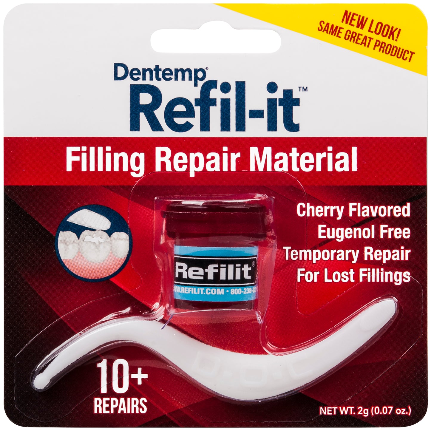 D.O.C Dentemp Repair-it Denture Repair Kit, 3 Repairs