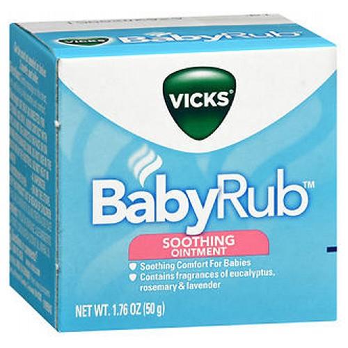 Vicks BabyRub Soothing Ointment 1.76oz - Cold, Cough, Flu Treatment
