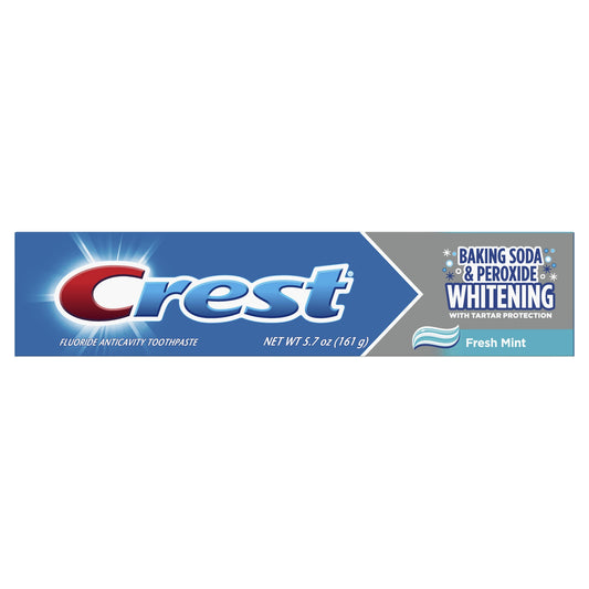 Crest Whitening Toothpaste 5.7 Oz With Baking Soda & Peroxide