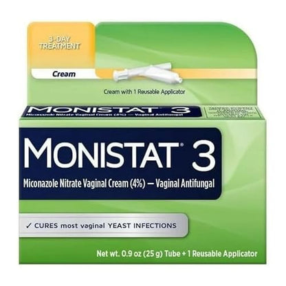 Monistat 3-Day Yeast Infection Treatment, Pack of 1