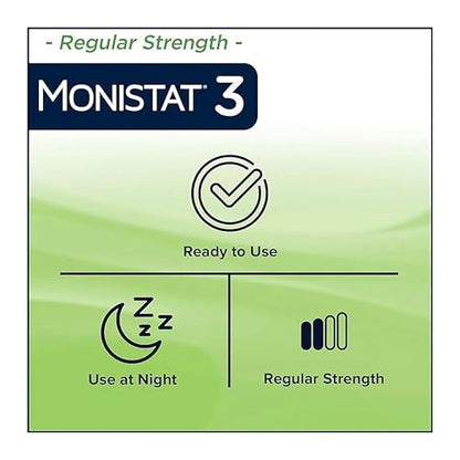 Monistat 3-Day Yeast Infection Treatment, Pack of 1