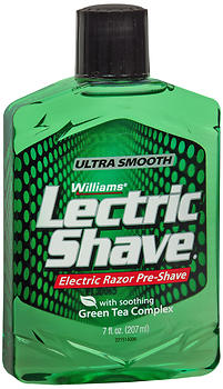 Williams Lectric Shave Pre-Shave, Electric Razor, 7 Fl Oz