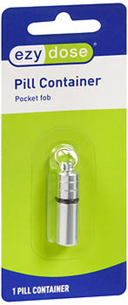 Ezy Dose Nitro-Fresh Pill Fob, Nickel-Plated Brass, Size 1