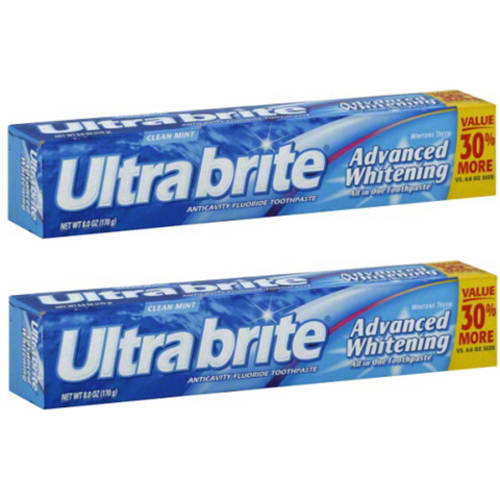 Colgate Ultrabrite Advanced Whitening Toothpaste, 6 Oz