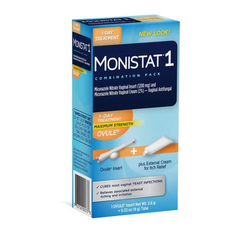 Monistat 3-Day Yeast Infection Treatment, Pack of 1