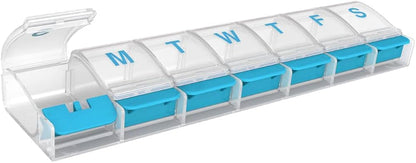 Ezy Dose Weekly 7-Day Pill Organizer, XL Compartments