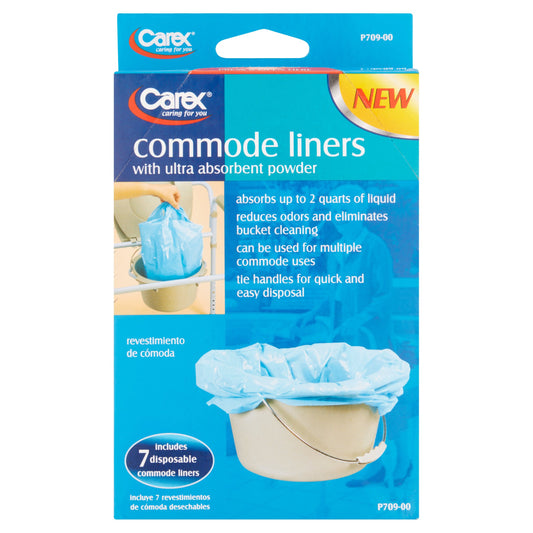 Carex Commode Liner, 7 Each