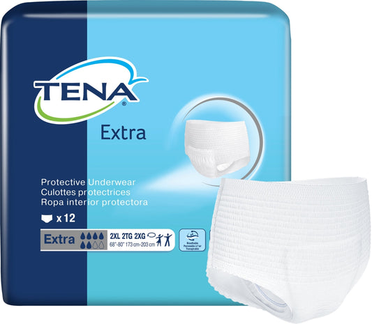 TENA ProSkin Extra Protective Underwear, XXL, 12 Bags