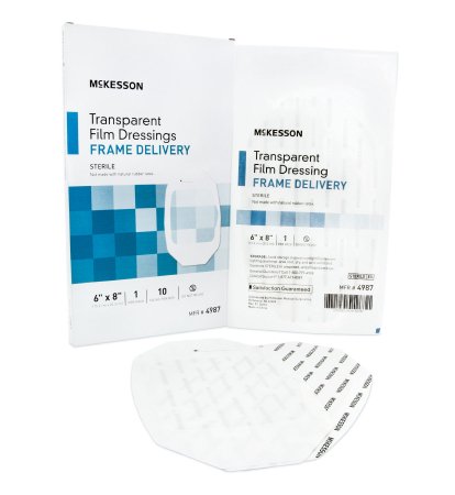 McKesson Transparent Film Dressing 6x8 Inch, 1 each