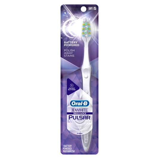 Oral-B Pulsar 3D White Luxe Soft Toothbrush, 1 Count