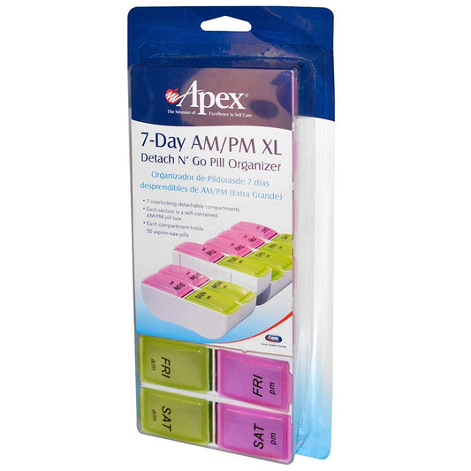 Apex Detach N' Go 7-Day AM/PM XL Pill Organizer