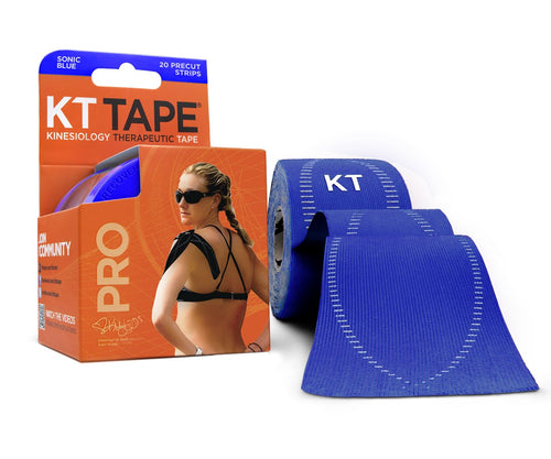 KT Tape Pro Ultra-Breathable Synthetic Kinesiology Tape, 10 Inches Blue