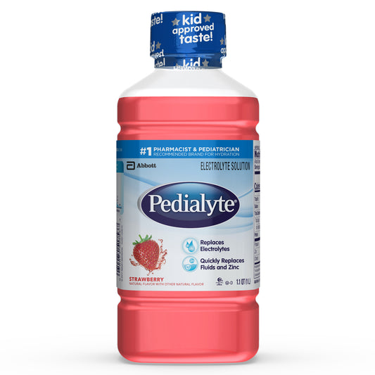 Pedialyte Strawberry Electrolyte Drink, 1 Liter