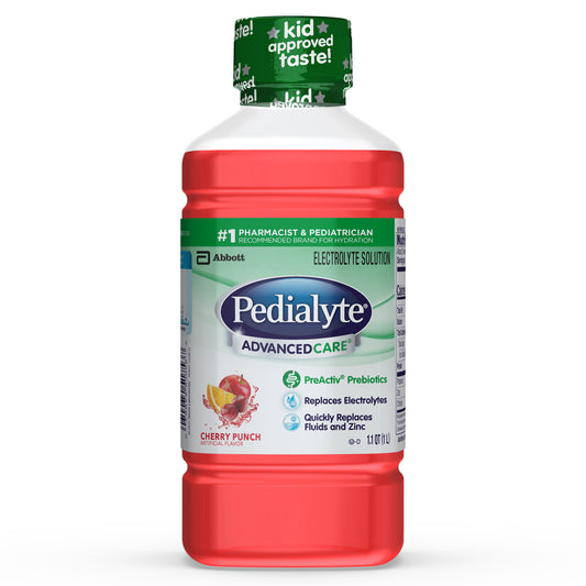 Pedialyte Advanced Care Electrolyte Solution 33.8 Oz