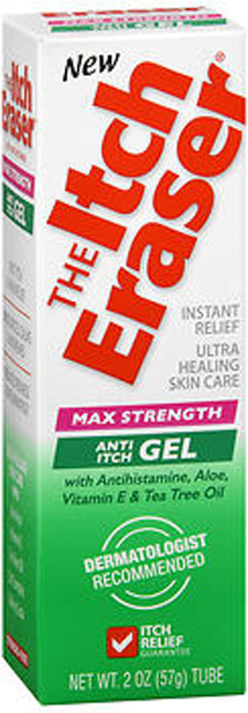 The Itch Eraser Anti-Itch Gel Max Strength, 2 Oz