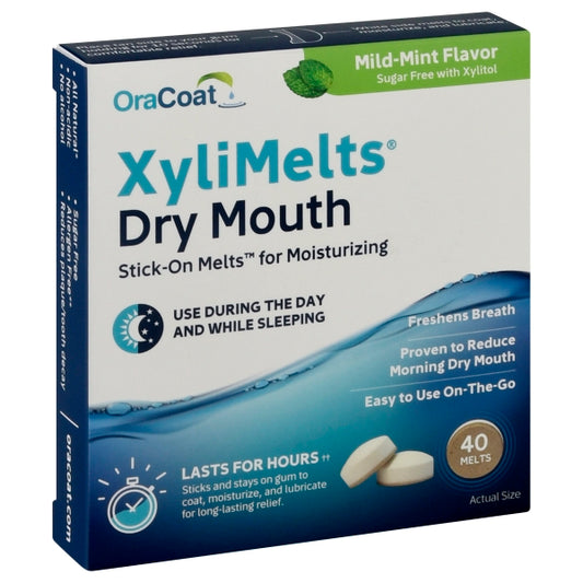 Oracoat XyliMelts 40 ct Dry Mouth Relief Moisturizing Discs