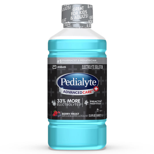 Pedialyte AdvancedCare Plus Berry Frost Electrolyte Drink, 1 L