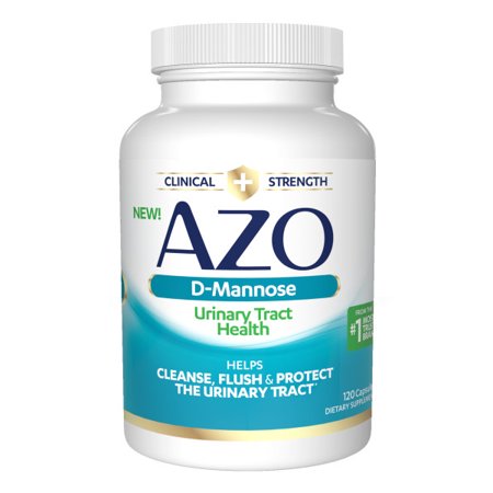 Azo D-Mannose Capsules for Urinary Health, 120ct