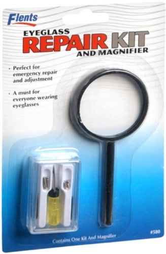 Flents Eyeglass Repair Kit with Magnifier, 1 Each