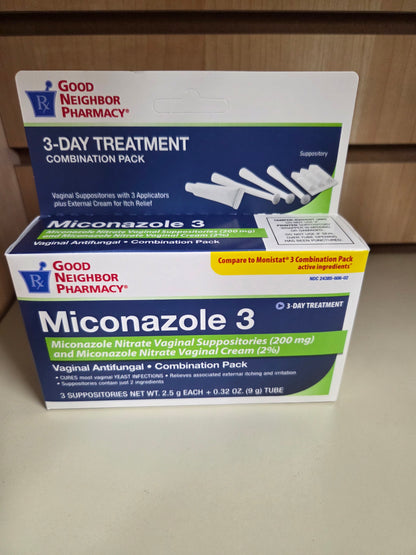 Good Neighbor Miconazole 3 Treatment