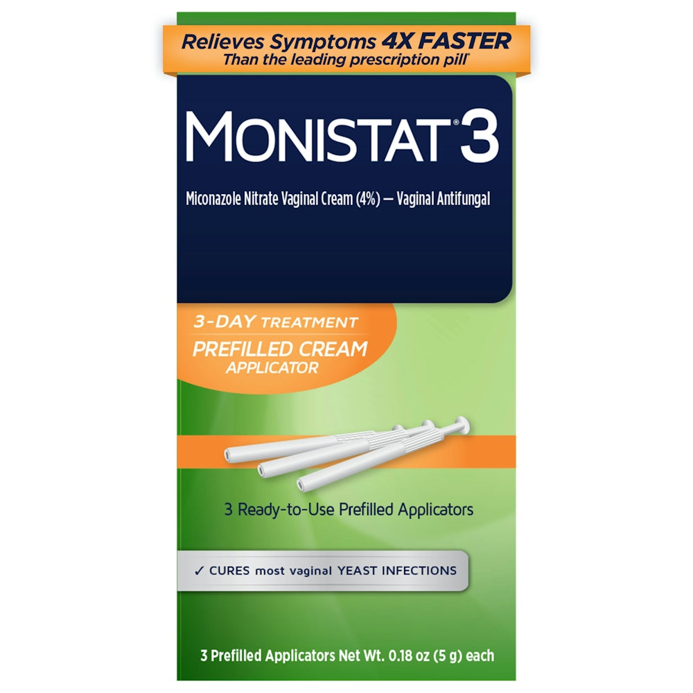 Monistat 3-Day Yeast Infection Treatment, Pack of 1