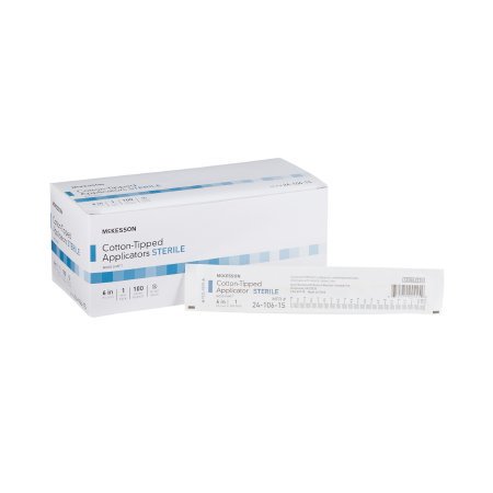 McKesson Sterile Swabsticks, Cotton Tip, 6 Inch, 1 each