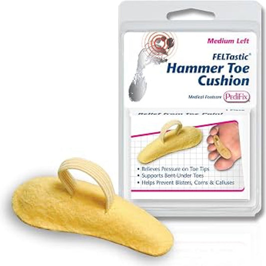 PediFix Hammer Toe Cushion, Medium Left, 1 Each