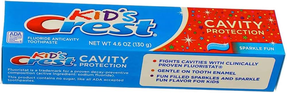 Crest Kids Cavity Protection Toothpaste 4.6 Oz Sparkle Fun