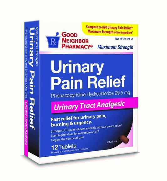 Urinary Pain Relief Max 99.5mg - 12 Count
