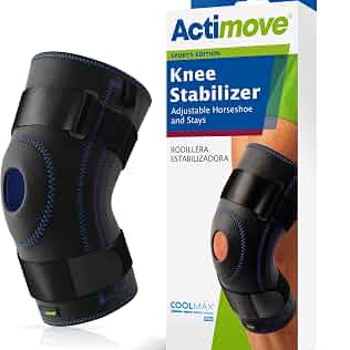 Actimove Wrap-Around Knee Brace with Polycentric Hinges and Condyle Pads Size 4XL