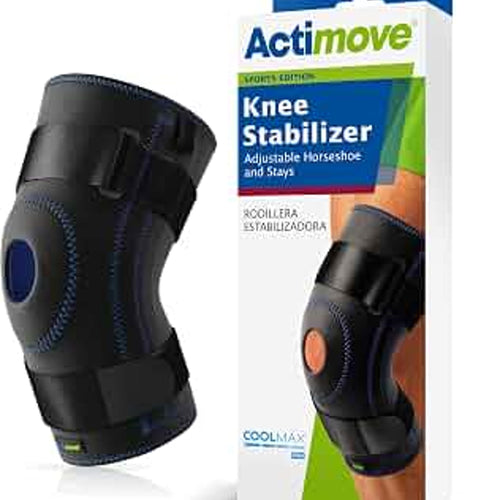 Actimove Wrap-Around Knee Brace with Polycentric Hinges and Condyle Pads Size 4XL