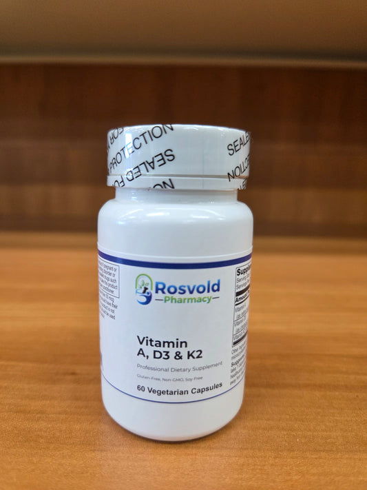 Rosvold Vitamin A, D3 & K2 Capsules