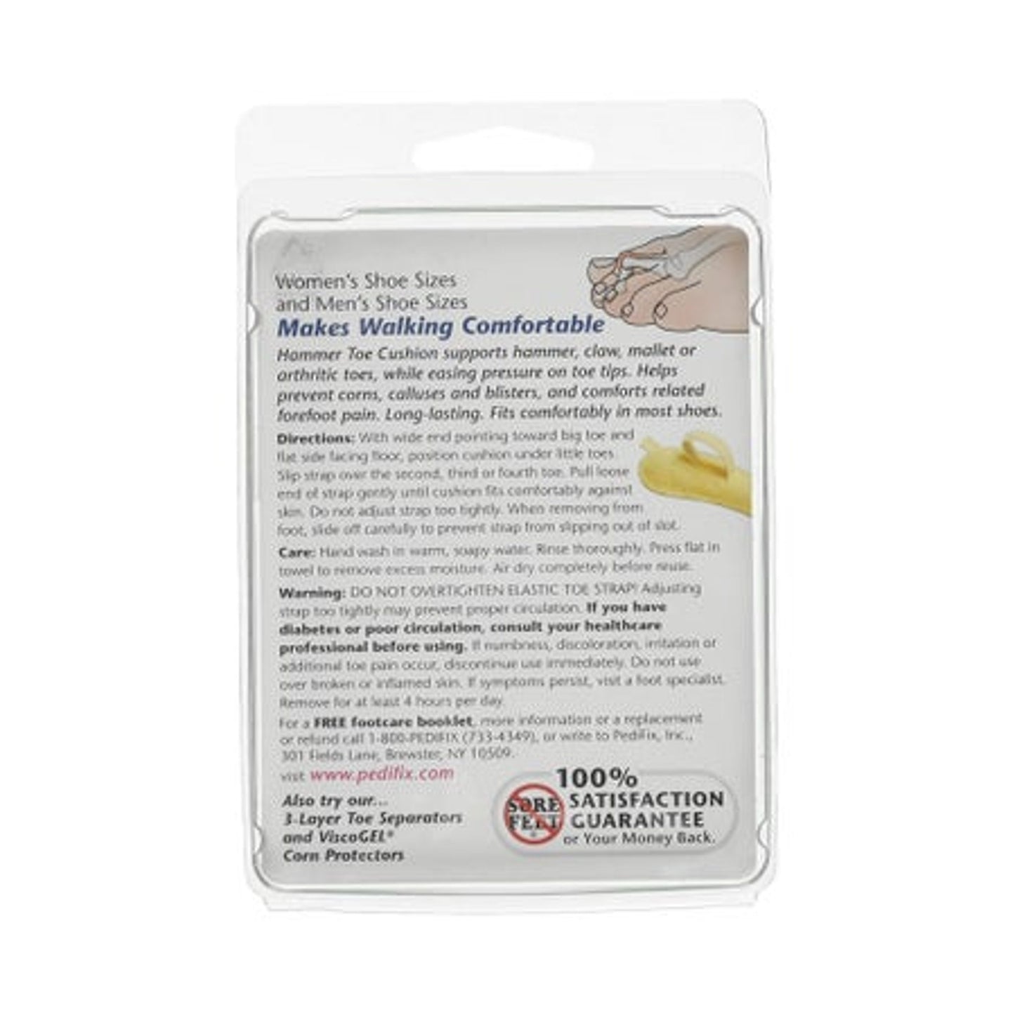 Pedifix Hammer Toe Cushion Crest X-Large Right