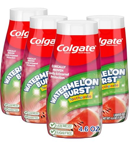 Colgate Watermelon Burst Fluoride Toothpaste 4.6 Oz