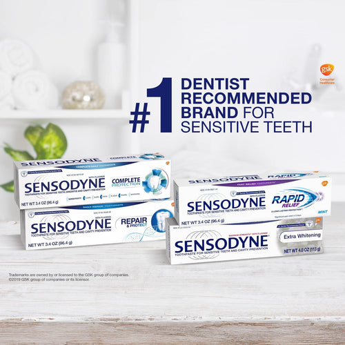 Sensodyne Rapid Relief Toothpaste Extra Fresh 3.4 Oz
