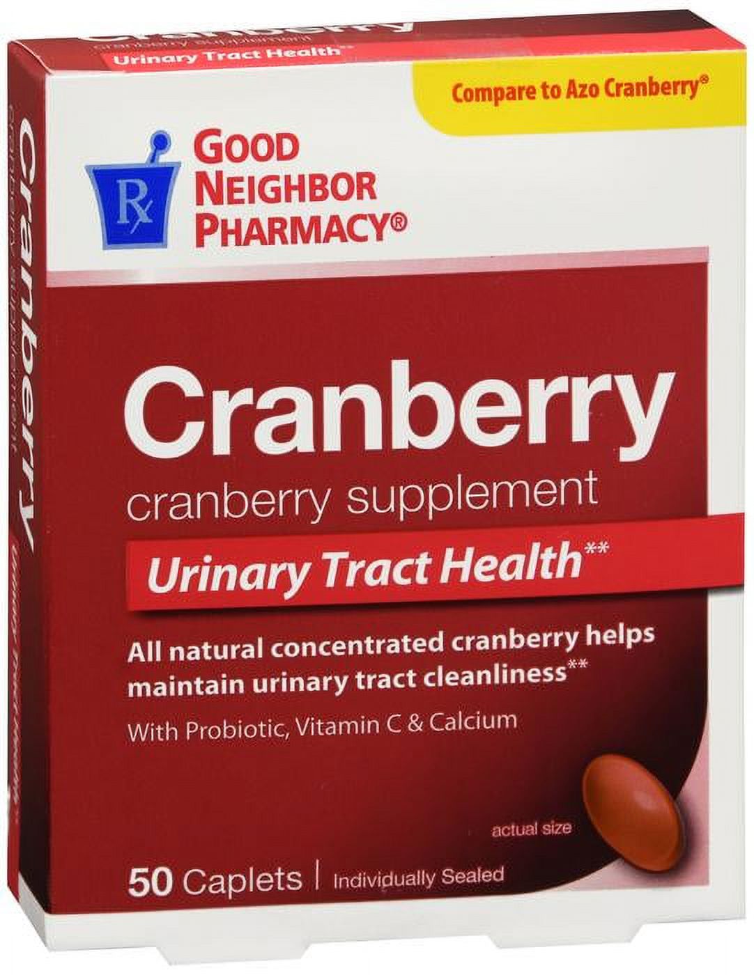 GNP Cranberry Urinary Tract Health - 50 Caplets